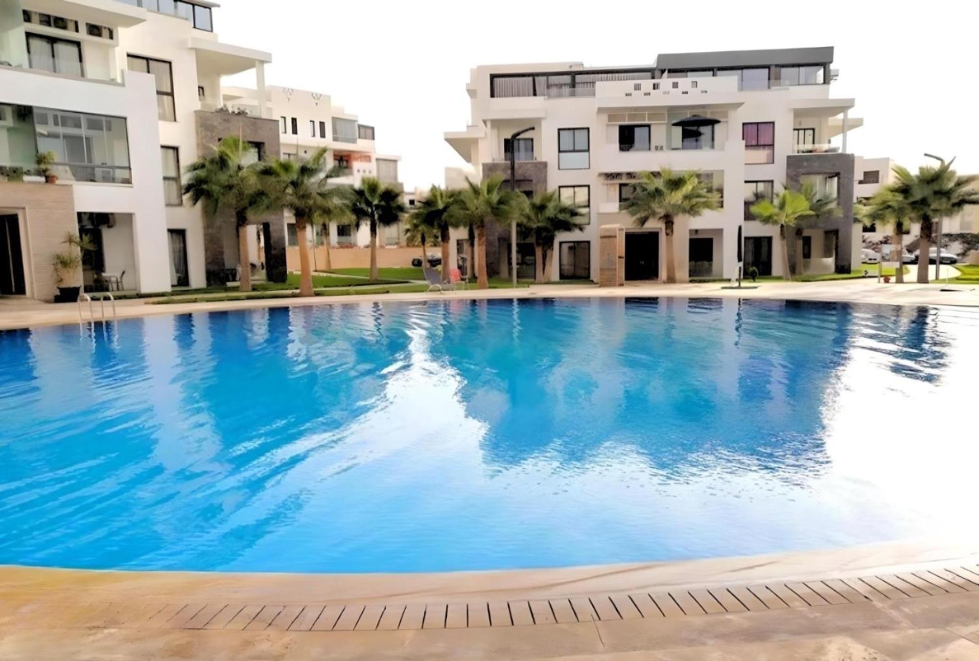 2 Bedrooms With Huge Terrace Access To The Pool Agadir Bagian luar foto